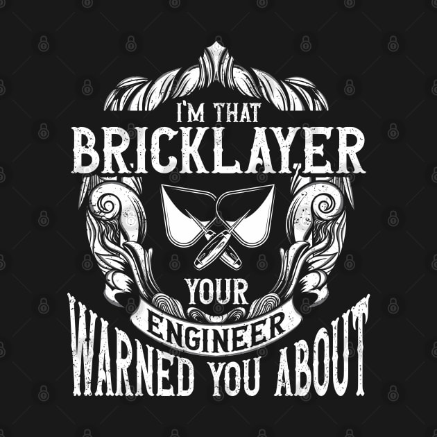 Brickie Bricklaying Construction Bricklayer by IngeniousMerch