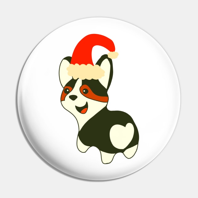 Christmas corgi Pin by Antiope