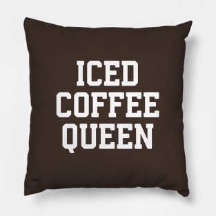 Iced Coffee Queen #4 Pillow