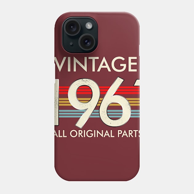 Vintage 1961 All Original Parts Phone Case by Vladis