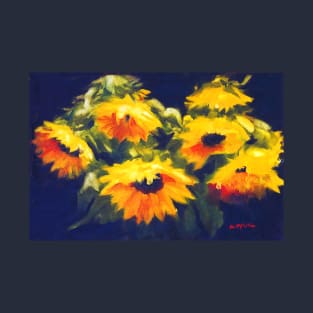 Sunflowers - oil painting on linen T-Shirt