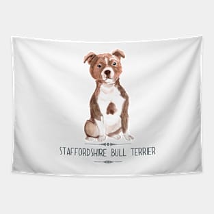 Staffordshire Bull Terrier Tapestry