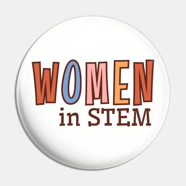 Women in Stem | STEM Major Graduation For Her Pin by WaBastian