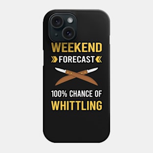 Weekend Forecast Whittling Phone Case