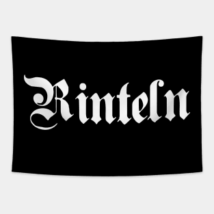 Rinteln written with gothic font Tapestry