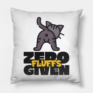 Zero Fluffs Given Pillow