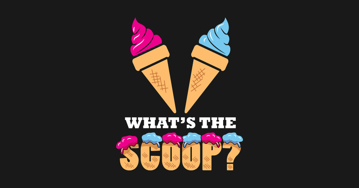 Gender Reveal Party Ice Cream What The Scoop Gender