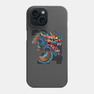 Chinese New Year of Wood Dragon 2024 Phone Case