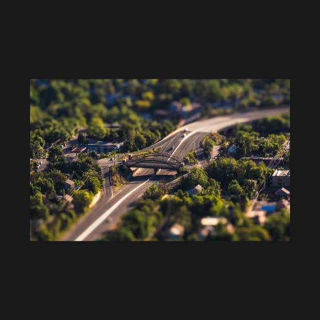 Highway With Tilt Shift Effect Applied by jecphotography