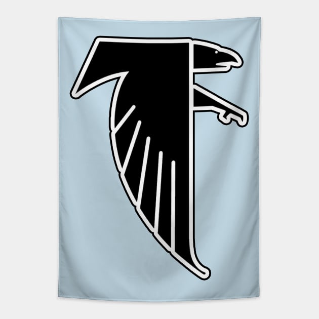 Fermi Falcons Logo Tapestry by mijumiART