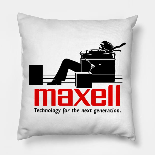 Blown Away - Vector Style Retro Pillow by Wkenca Barada