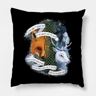 Poetry Quote "The Stolen Child" by W.B. Yeats Pillow