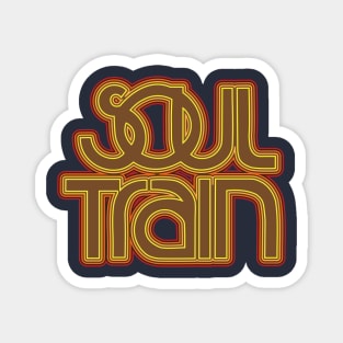 Soul Train Vintage 70s Show Fan Design Magnet