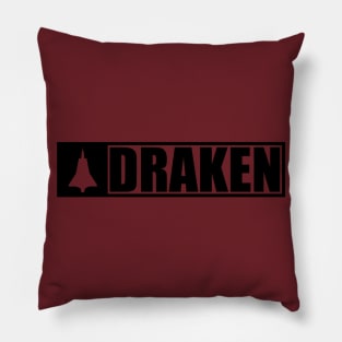 Draken Fighter (subdued) Pillow