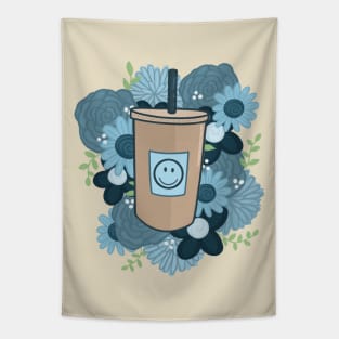 Flowers and Coffee Tapestry