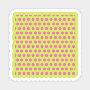 Pink polka dot Magnet