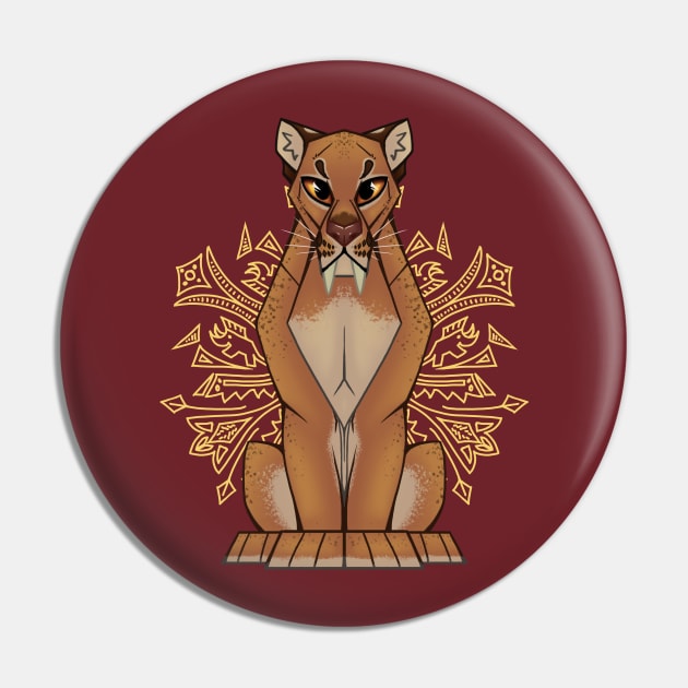 Smilodon Pin by ZTheCrazed