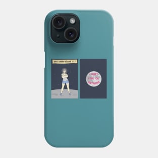 i don't love you anymore Phone Case