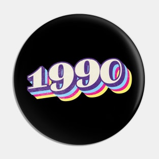 1990 Birthday Year Pin