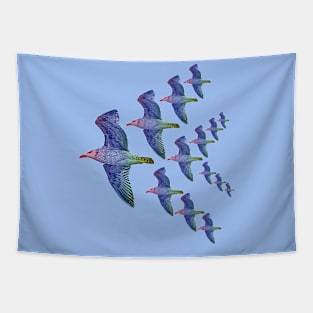 Flying birds Tapestry