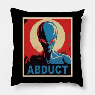 Funny UFO Alien Gifts Men Women Kids Funny Meme Alien Pillow