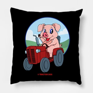 Tractor Critters Pig Pillow