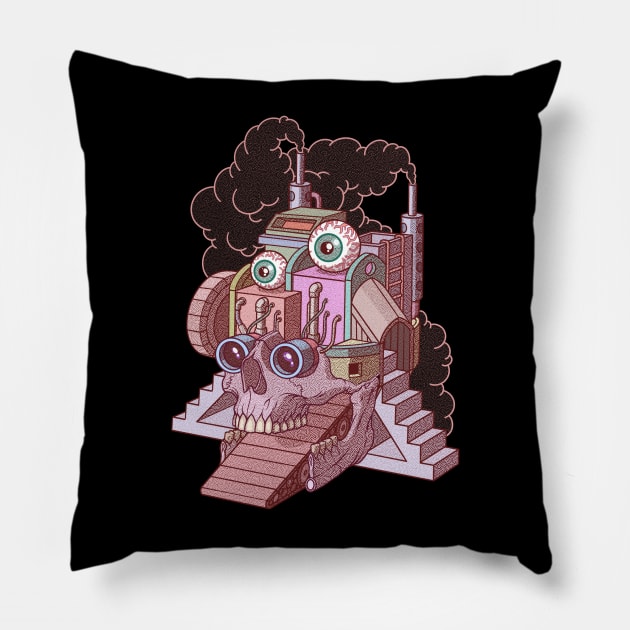 Skull-Mega Pillow by Oddhouse