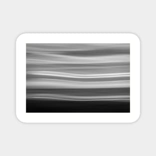 Coastal abstract wavy clouds over horizon Magnet