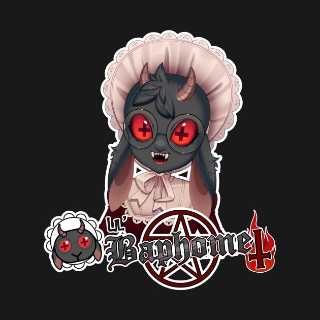 Lil Baphomet Vtuber shirt - 3 by DrCrafty