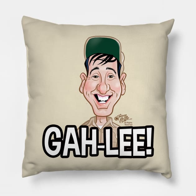 Gomer Pyle Pillow by CaricatureWorx