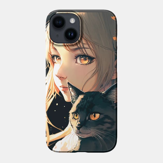Pink Hair Anime Girl Blush iPhone 14 Snap Case - Dubsnatch