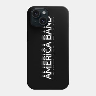 America Band Kinetic Typography Phone Case