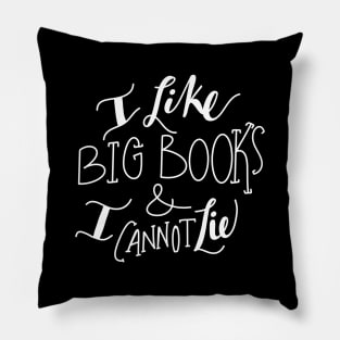 I Like Big Books Pillow