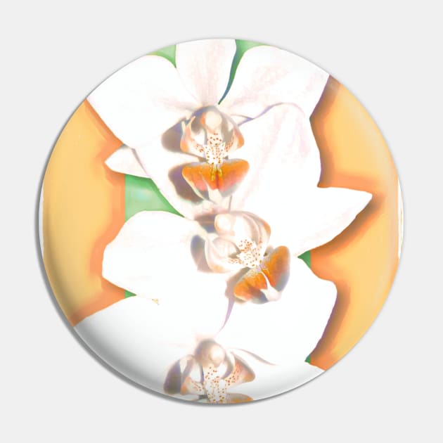Abstract Floral Design Pin by AlondraHanley