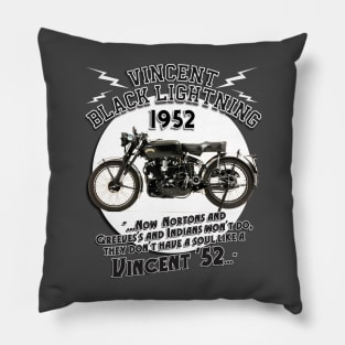 VINCENT BLACK LIGHTNING 2 Pillow