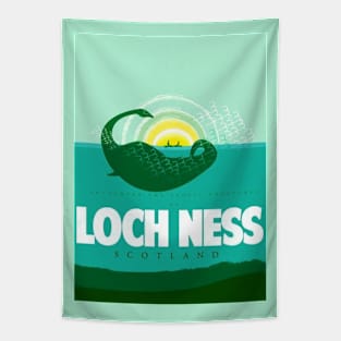 Vintage Travel Poster - Loch Ness Tapestry