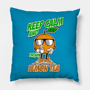 LEMON TEA CARTOON Pillow