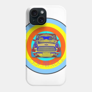 Mini Cooper on target Phone Case