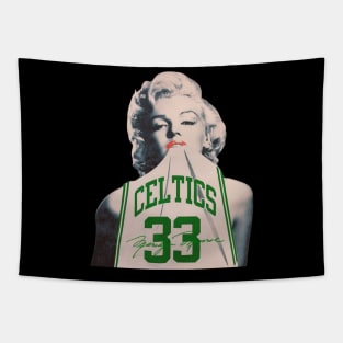 Marilyn Monroe Sports Parody Design Tapestry