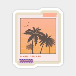 Summer Vibes Only! Tropical Magnet