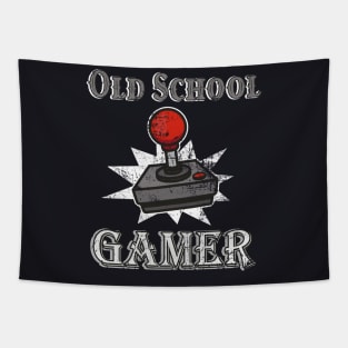 Old School Gamer Joystick Tapestry