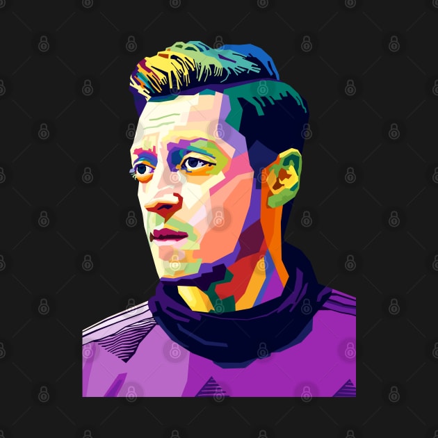 Mesut Ozil Wpap Pop Art by Pure Touch