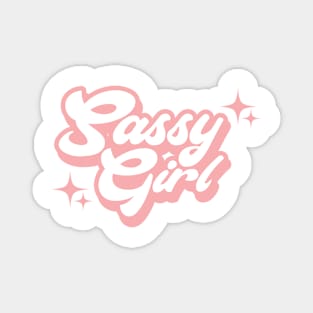 sassy girl - logo Magnet