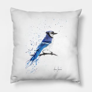 Blue Jay Pillow