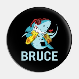 Funny Shark - Bruce Name Pin