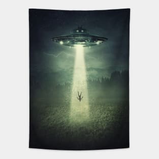 UFO Abduction Tapestry