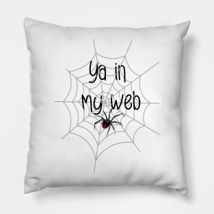 Halloween, Spider web, Ya in my web, Spider Pillow