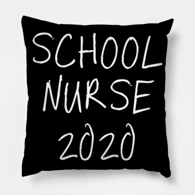 School nurse 2020 Pillow by Dog and cat lover