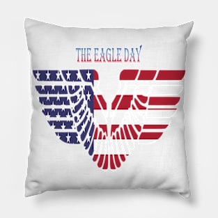 The Eagle Day Pillow