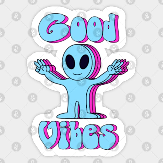 Good Vibes poster decal - Several Colours